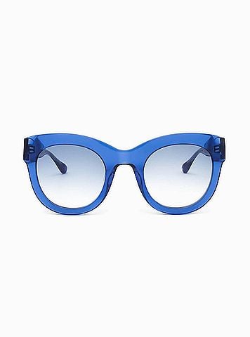 APERCU Women's Le Chat Cat-Eye Sunglasses in Marine (view 2)