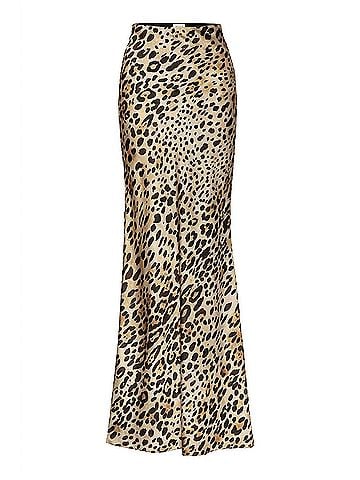 MISA Los Angeles Sierra Skirt in Leopard Print (view 1)