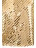 Hunter Bell Gold Pixie Cropped Boxy Fit Top in Gold Sequin Size XS - photo 4