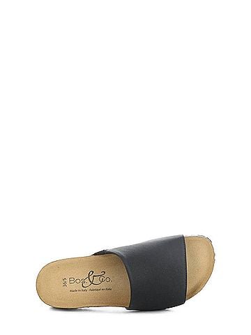 Bos & Co Women's Lux Slide Sandal in Black (view 2)