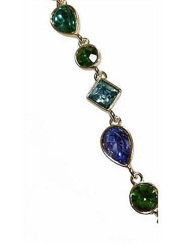 to go Women's Gemstone Glow Layering Necklace in Blue Peridot (view 2)