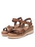 XTI Brown Women's Wedge Sandals Size 7 - photo 4