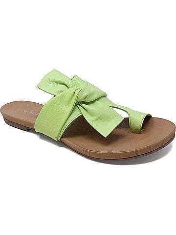 Django & Juliette Women's Jacona Slides in Light Citrus (view 1)