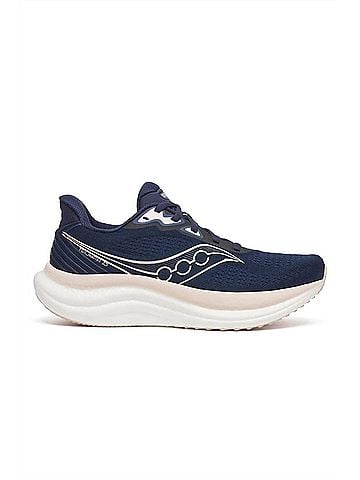 Saucony Women's Triumph 23 Shoe in Navy/Cameo (view 1)