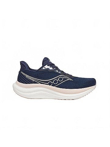 Saucony Women's Triumph 23 Shoe in Navy/Cameo (view 1)
