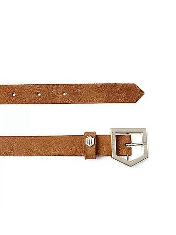 Fairfax & Favor Women's Sennowe Belt in Tan Suede (view 2)