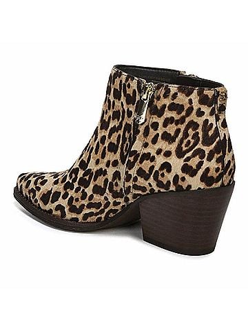 Sam Edelman Women's Walden Genuine Calf Hair Bootie in Sand (view 2)