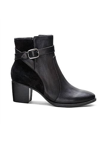 Aetrex Women's Rebecca Heel Boot in Black (view 1)