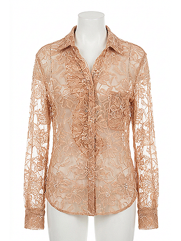 Alexis Luzia Top in Fawn (view 1)