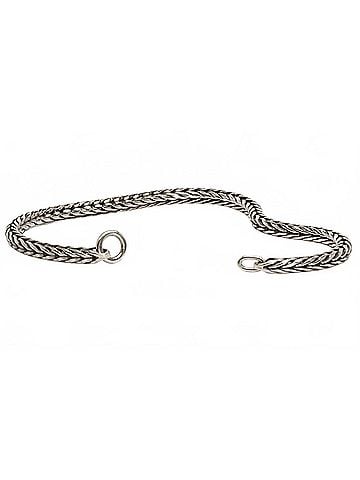Trollbeads Women's Signature Foxtail 87 Chain Bracelet in Silver (view 1)