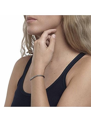 Trollbeads Women's Signature Foxtail 87 Chain Bracelet in Silver (view 2)