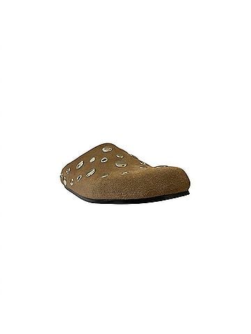 Lola Cruz Women's Studded Mules in Taupe (view 2)