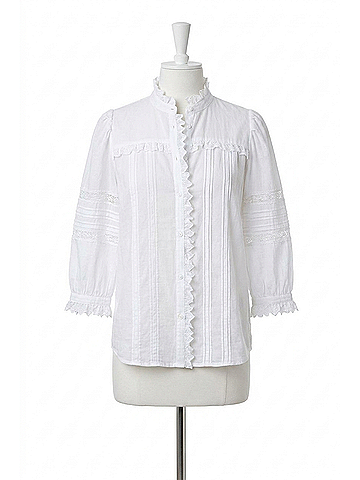 Zadig & Voltaire Trevy Tomboy Shirt in White (view 1)
