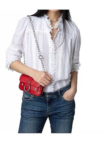 Zadig & Voltaire Trevy Tomboy Shirt in White (view 2)