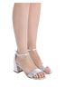 XTI Silver Women's Heeled Sandals Refresh Size 7 - photo 5