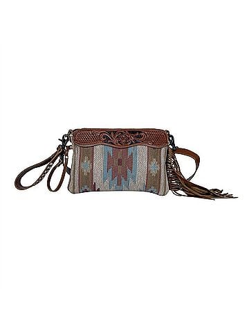 Myra Bag Women's Tassels Hand Tooled Leather Bag (view 1)