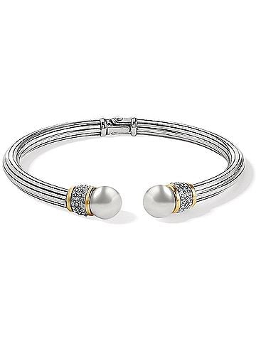 Brighton Women's Meridian Open Hinged Bangle (view 1)