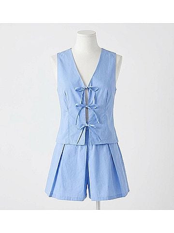 Steve Madden Aliza Top in Aurora Blue (view 1)
