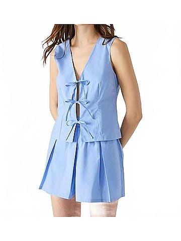 Steve Madden Aliza Top in Aurora Blue (view 2)