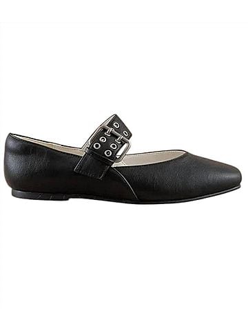 Oasis Society Soho Ballet Flat W/ Buckle in Black (view 1)