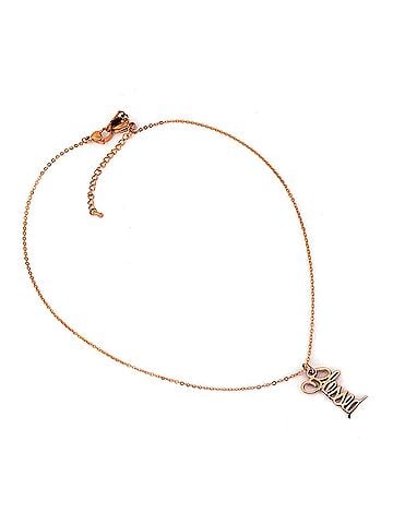 Good Works Women's Blessed Pendant Necklace in Rose Gold (view 1)