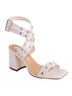 Andrea White Women's Studded Sandal Size 10 - photo 1