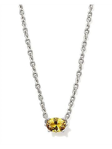 Kendra Scott Women's Cailin Rhodium Necklace (view 1)