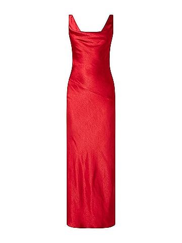 Nia Fiora Maxi Dress in Ruby Red (view 1)