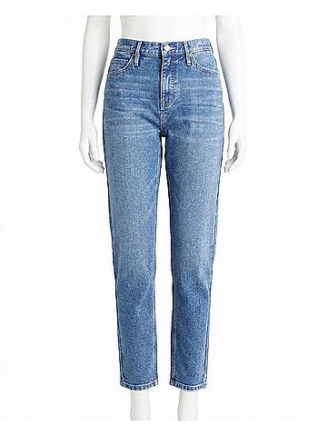 Nicole Miller Sunnyside High Rise Taper Leg Jean in Dark Blue (view 1)