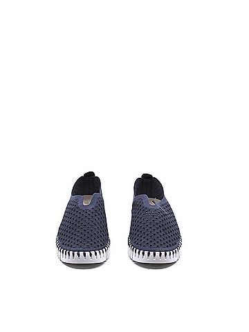 Ilse Jacobsen Tulip 139 Slip On in Blue Grey (view 2)