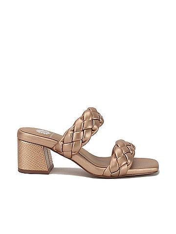 Yellow Box Women's Carlen Heel Sandals in Rose Gold (view 1)