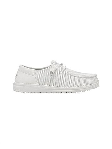 Hey Dude Women's Wendy Funk Mono Casual Shoe in White (view 1)
