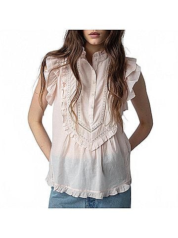 Zadig & Voltaire Women's Tama Top in Dolls (view 2)