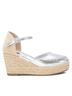 XTI Silver Women's Wedge Sandals Size 9 - photo 1