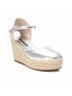 XTI Silver Women's Wedge Sandals Size 9 - photo 2