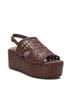 XTI Brown Women's Leather Sandal Size 6 - photo 2