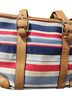 Coach Stripes Red Blue Tan White Tote One size - photo 2
