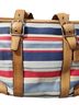Coach Stripes Red Blue Tan White Tote One size - photo 1
