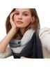 REVOLVE 100% Polyester Ombre Gray Black Scarf One size - photo 2