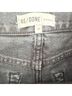 RE/DONE 100% Cotton Black Denim Shorts Size 26 waist - photo 3
