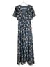 Baltic Born 100% Polyester 100% Polyester Floral Multi Color Cocktail Dress Size M - photo 1