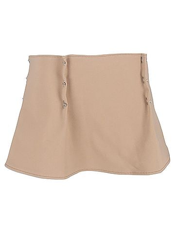 Dion Lee Dion Lee Hooks Accent Mini Skirt in Beige Cotton (view 1)