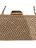 Kotur Houndstooth Multi Color Leather Clutch One size - photo 2