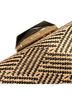 Kotur Houndstooth Multi Color Leather Clutch One size - photo 3