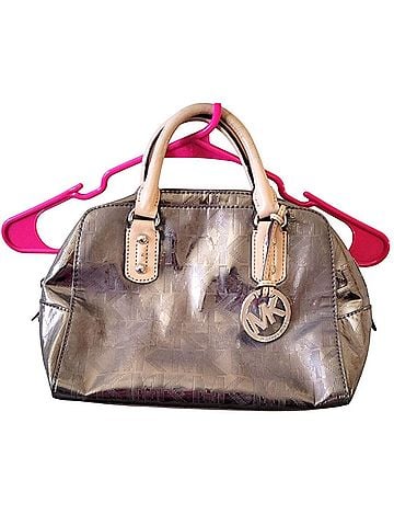 Michael Kors Metallic  Satchel (view 1)