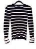 Theory Stripes Black White Pullover Sweater Size M - photo 1
