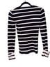 Theory Stripes Black White Pullover Sweater Size M - photo 2