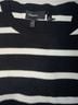 Theory Stripes Black White Pullover Sweater Size M - photo 3