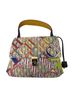 Carolina Herrera Print Multi Color Leather Shoulder Bag One size - photo 1
