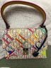 Carolina Herrera Print Multi Color Leather Shoulder Bag One size - photo 9